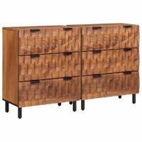 Dressoir Acacia Bruine Afwerking Massief Mango Hout - thumbnail
