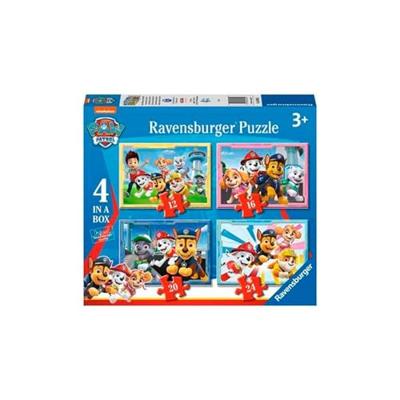 Ravensburger puzzel 4 in 1 paw patrol 12+16+20+24 stukjes