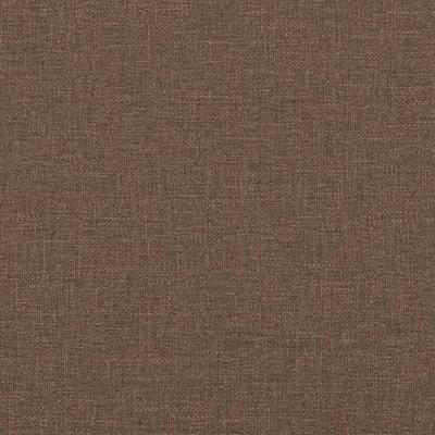 4-delige Loungeset met kussens stof bruin