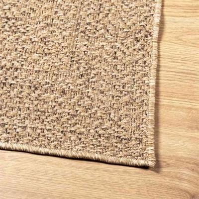 VidaXL Vloerkleed zizur beige binnen en buiten 140x200 cm jute look - thumbnail