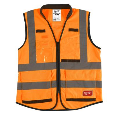 Milwaukee Premium Hi-Vis Veiligheidshesje Klasse 2 Oranje - S/M - 4932471898 Milwaukee Premium Hi-Vis Veiligheidshesje Klasse 2 Oranje - S/M - 4932471898