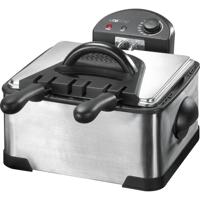 Clatronic FR 3195 Friteuse 4 l 2000 W Zwart, Roestvrijstaal - thumbnail