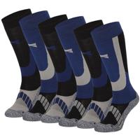 Xtreme Skisokken Unisex 6-pack Multi Blue-35/38 - thumbnail