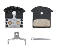 Shimano schijfremblokken J04C staal zwart/zilver 3 delig - thumbnail