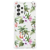 Samsung Galaxy A53 5G Case Anti-shock Flamingo Palms - thumbnail