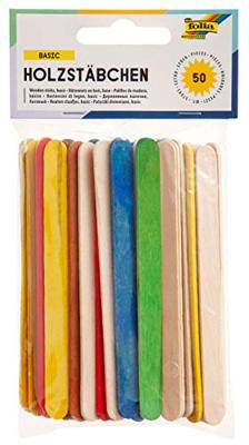 Stokje folia hout assorti | 10 stuks