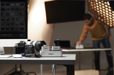 Kingston Technology USB-C 3.2 Gen2 Workflow Station dock met SD UHS-II kaartlezer met twee sleuven
