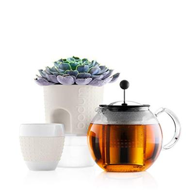 bodum ASSAM F/INOX 0.5 Liter Theekoker Transparant, Zwart