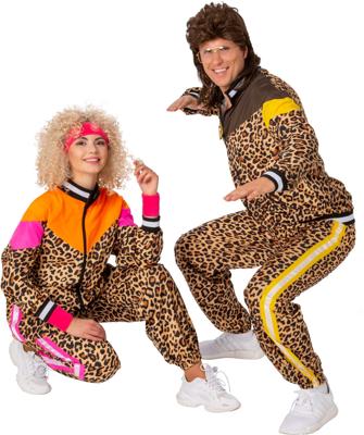 Retro Trainingspak Luipaard Heren