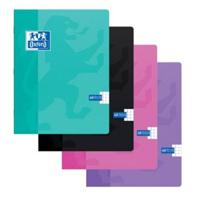 Oxford School schrift, ft A5, 120 bladzijden, geruit 5 mm, geassorteerde kleuren - thumbnail