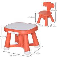 Set met kindertafel en stoelen Kohala Baby 64 x 52 x 45,5 cm - thumbnail