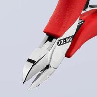 Knipex Elektronica-Zijsnijtang | 115 mm Lengte | Doorgestoken Scharnier | Kunststof Bekleed - 77 21 115 N - thumbnail
