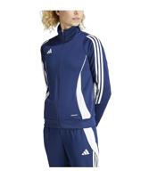 adidas Tiro 24 Trainingsjack Dames Donkerblauw Wit - thumbnail
