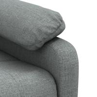 Fauteuil verstelbaar stof donkergrijs - thumbnail