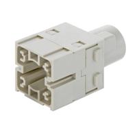 HARTING 09140013003 Dubbele module 1 Crimpen 1 stuk(s) - thumbnail