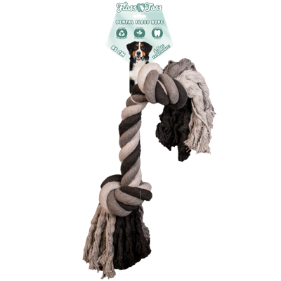 Floss Toss Dental Rope 2 Knot - 85 cm (1,5 kg)