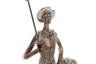 Decoratieve figuren Home ESPRIT Zilverkleurig Natuurlijk Hars 9 x 8 x 25 cm - thumbnail