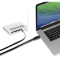 Renkforce USB-C, RJ45 Adapterkabel Voor consolepoort (router/switch) 1.80 m Zwart - thumbnail