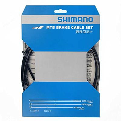 Shimano remkabelset mtb rvs zwart