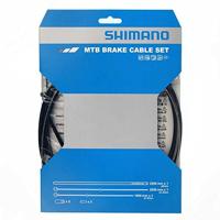 Shimano remkabelset mtb rvs zwart - thumbnail