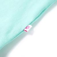 Kindershirt met hondenprint 128 lichtmintkleurig - thumbnail
