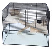 Interzoo hamsterkooi Vision 58 zwart Interzoo Gebr. de Boon - Gebr de boon - thumbnail