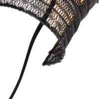 QAZQA Oosterse wandlamp zwart 45 cm - Nidum - thumbnail