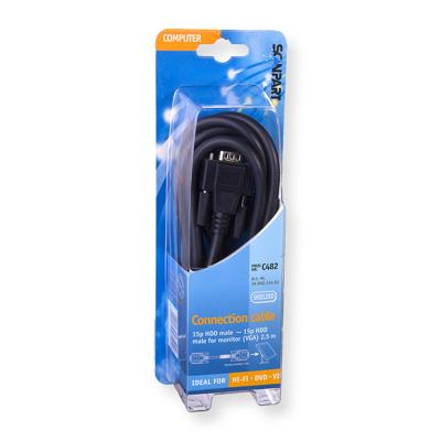 Scanpart Vga Aansluitkabel 15p(m)-(m) 2.5m Scanpart Vga Aansluitkabel 15p(m)-(m) 2.5m