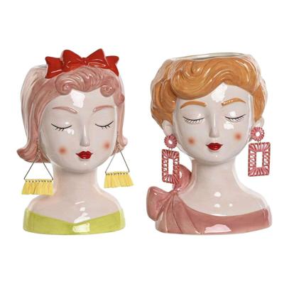 Home ESPRIT Multicolour Dolomite chica 16 x 14 x 26 cm (2 Stuks)