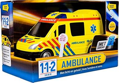 112 Rescue Racers Ambulance met Licht en Geluid