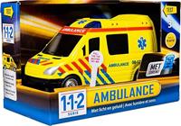 112 Rescue Racers Ambulance met Licht en Geluid - thumbnail