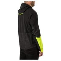 Tech Regenjas Commuter Heren Hi-vis & Reflection Black - thumbnail
