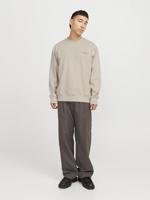 Jack & Jones Jprblachad Branding Sweat Crew Neck Ln Sweater Silver Lining - thumbnail
