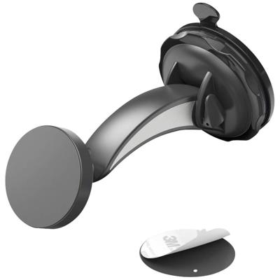 Hama Telefoonhouder voor in de auto Magneetbevestiging, 360° draaibaar Bevestigingswijze (auto): Zuignap