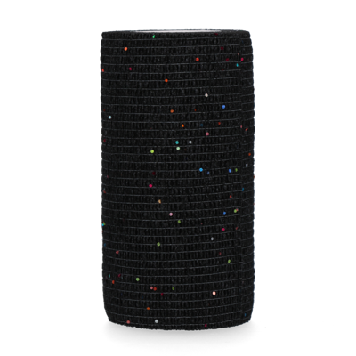 Excellent Animal Glitter Bandage Profi 10 cm - Zwart Excellent Animal Glitter Bandage Profi 10 cm - Zwart