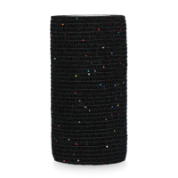 Excellent Animal Glitter Bandage Profi 10 cm - Zwart - thumbnail
