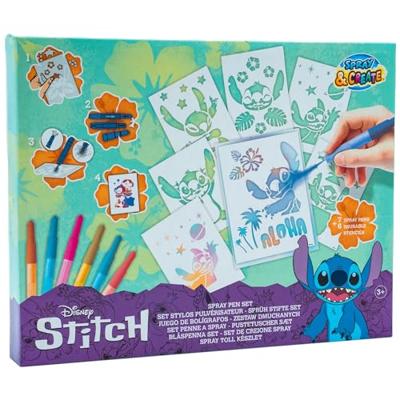 Van Der Meulen Stitch spray pennen met sjablonen 7 kleuren