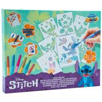 Van Der Meulen Stitch spray pennen met sjablonen 7 kleuren - thumbnail