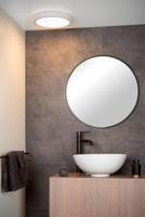 Lucide BRICE-LED - Plafonnière Badkamer - Ø 30 cm - LED Dimb. - 1x30W 3000K - IP44 - Wit - thumbnail