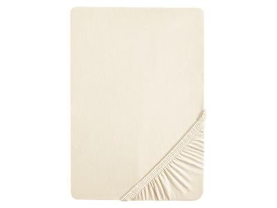 Biberna Jersey hoeslaken (Naturel, 90-100 x 200 cm)