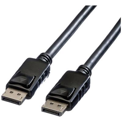 ROLINE DisplayPort kabel, DP-DP, v1.2, M - M, TPE, zwart, 1,5 m ROLINE DisplayPort kabel, DP-DP, v1.2, M - M, TPE, zwart, 1,5 m