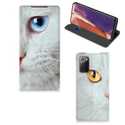Samsung Galaxy Note20 | Hoesje maken | Witte Kat