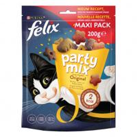 Felix Party Mix Original + Seaside kattensnoep (2x200g) 4 x 200 g - thumbnail