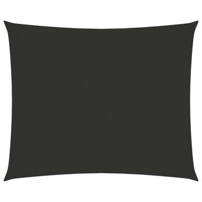 VidaXL Zonnescherm rechthoekig 6x7 m oxford stof antracietkleurig