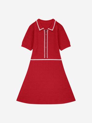 Nik&Nik zomer jurk meisjes - rood - Lieve