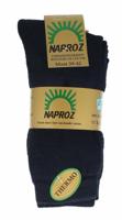 Naproz Thermo Sokken Blauw Maat 39-42 - thumbnail