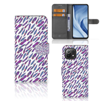 Xiaomi 11 Lite 5G NE | Mi 11 Lite | Telefoon Hoesje | Feathers Color - thumbnail