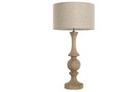 Bureaulamp Home ESPRIT Natuurlijk Mangohout 50 W 220 V 40 x 40 x 78 cm - thumbnail