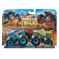 Mattel Hot Wheels Monster Trucks Mega Wrex en Leopard Shark Assorti - thumbnail