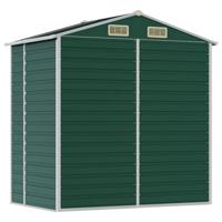 Tuinschuur 191x130x198 cm gegalvaniseerd staal groen - thumbnail